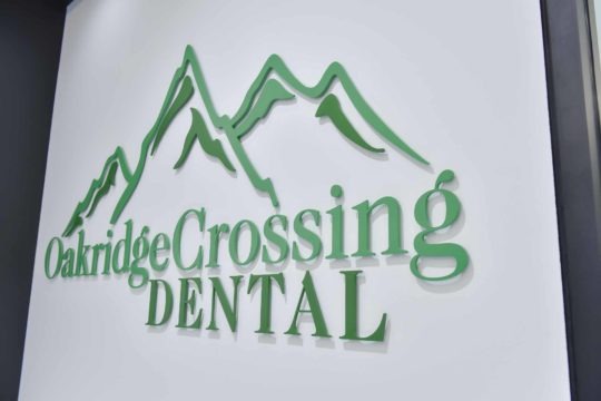 Signage Logo | Oakridge Crossing Dental | Calgary, AB | Calgary Dentist